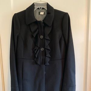 Black J.Crew Wool Coat